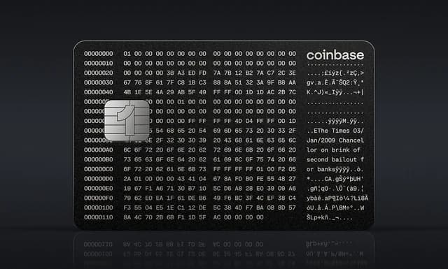 Coinbase One Card card art