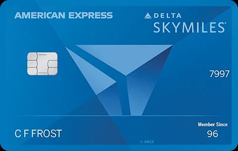 Delta SkyMiles Blue American Express Card card art