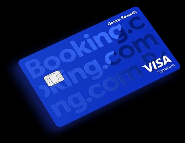 Booking.com Genius Rewards Visa Signature Card card art