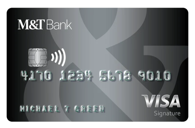 M&T Visa Signature Credit Card card art