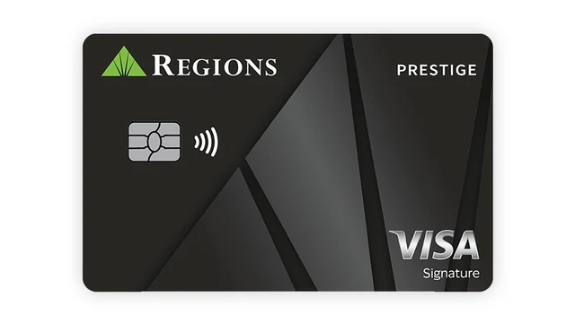 Regions Prestige Visa Signature Credit Card card art