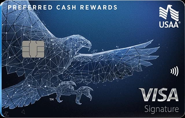 USAA Preferred Cash Rewards Visa Signature Credit Card card art